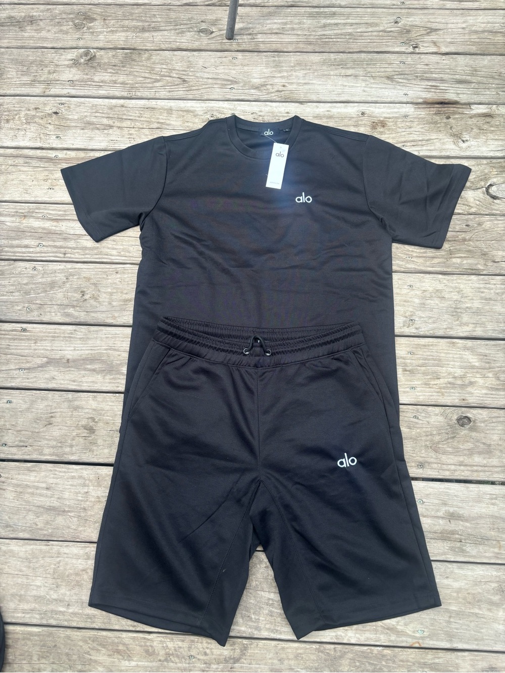 ALO Yoga Men's Black Athletic Shorts